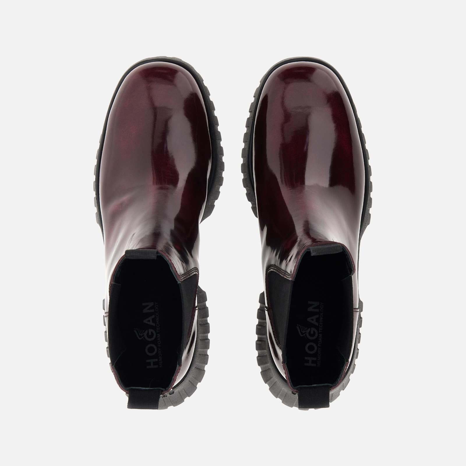 Chelsea Boots Hogan H-Stripes Burgundy - 4