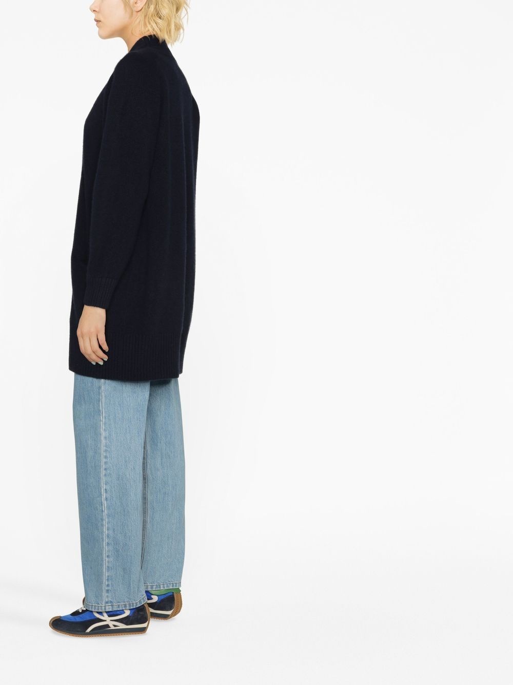 open-front cashmere cardigan - 4