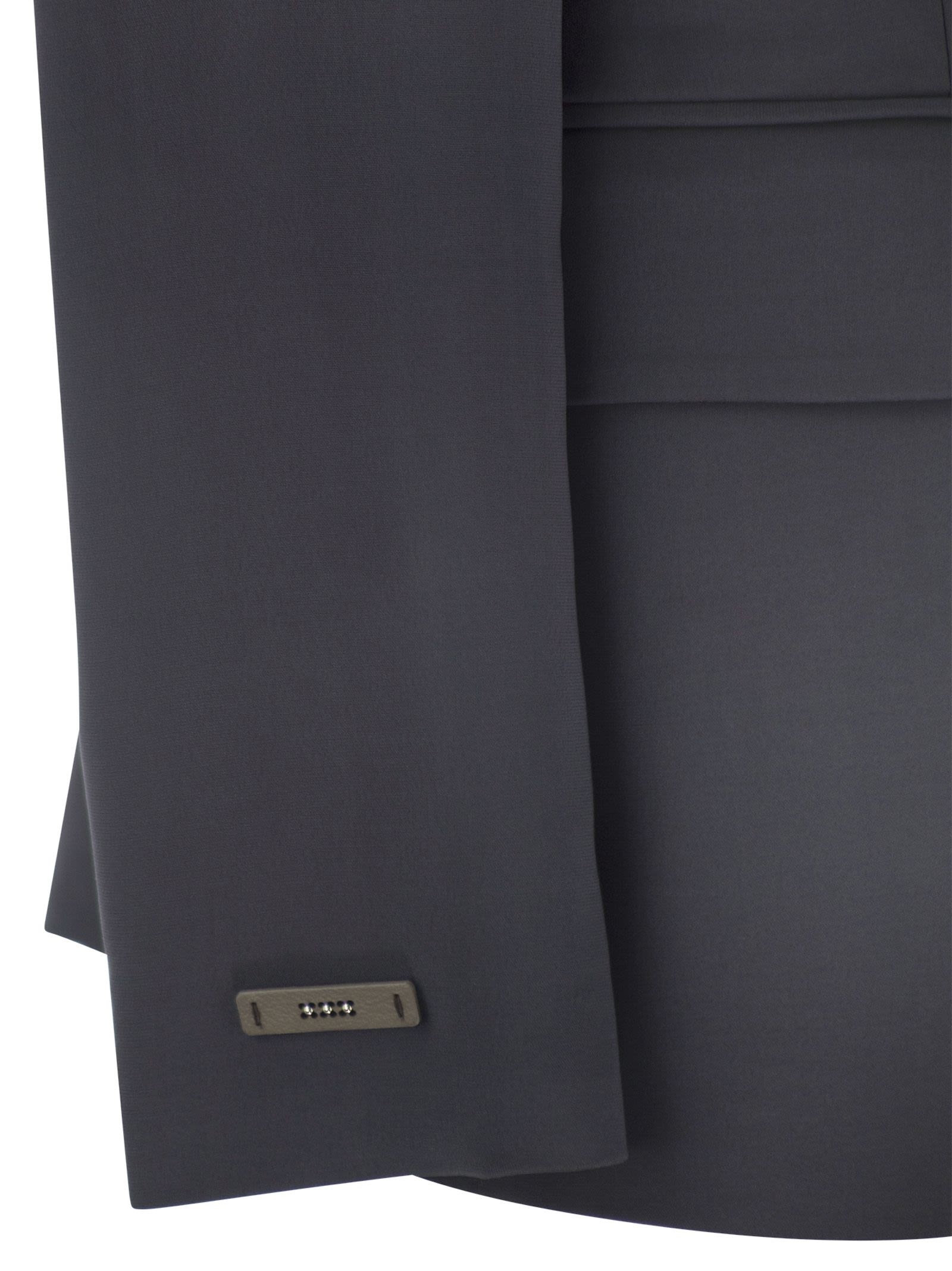 Peserico - Peserico Women Stretch Viscose Cady Blazer - 4