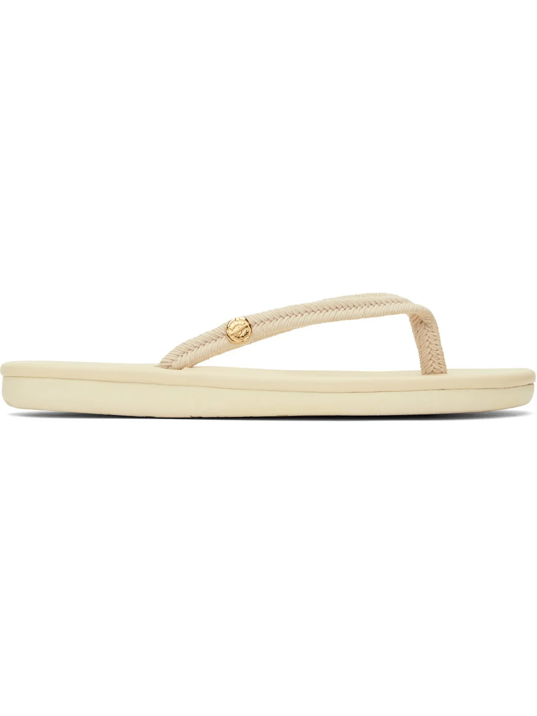 Beige Saionara Rope Flip-Flops - 1