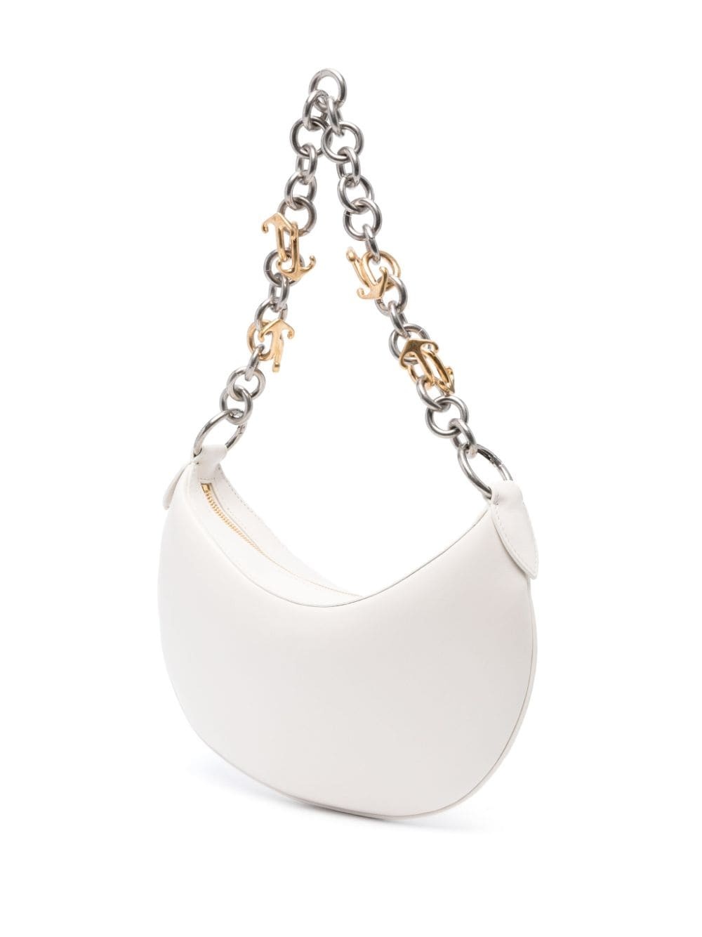 Hemisphere leather shoulder bag - 3