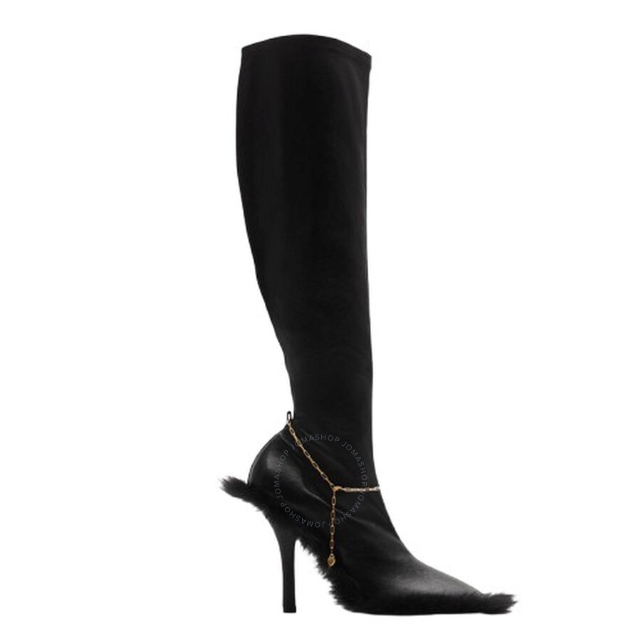 Burberry Leather Slinky Legging High Boots - 1