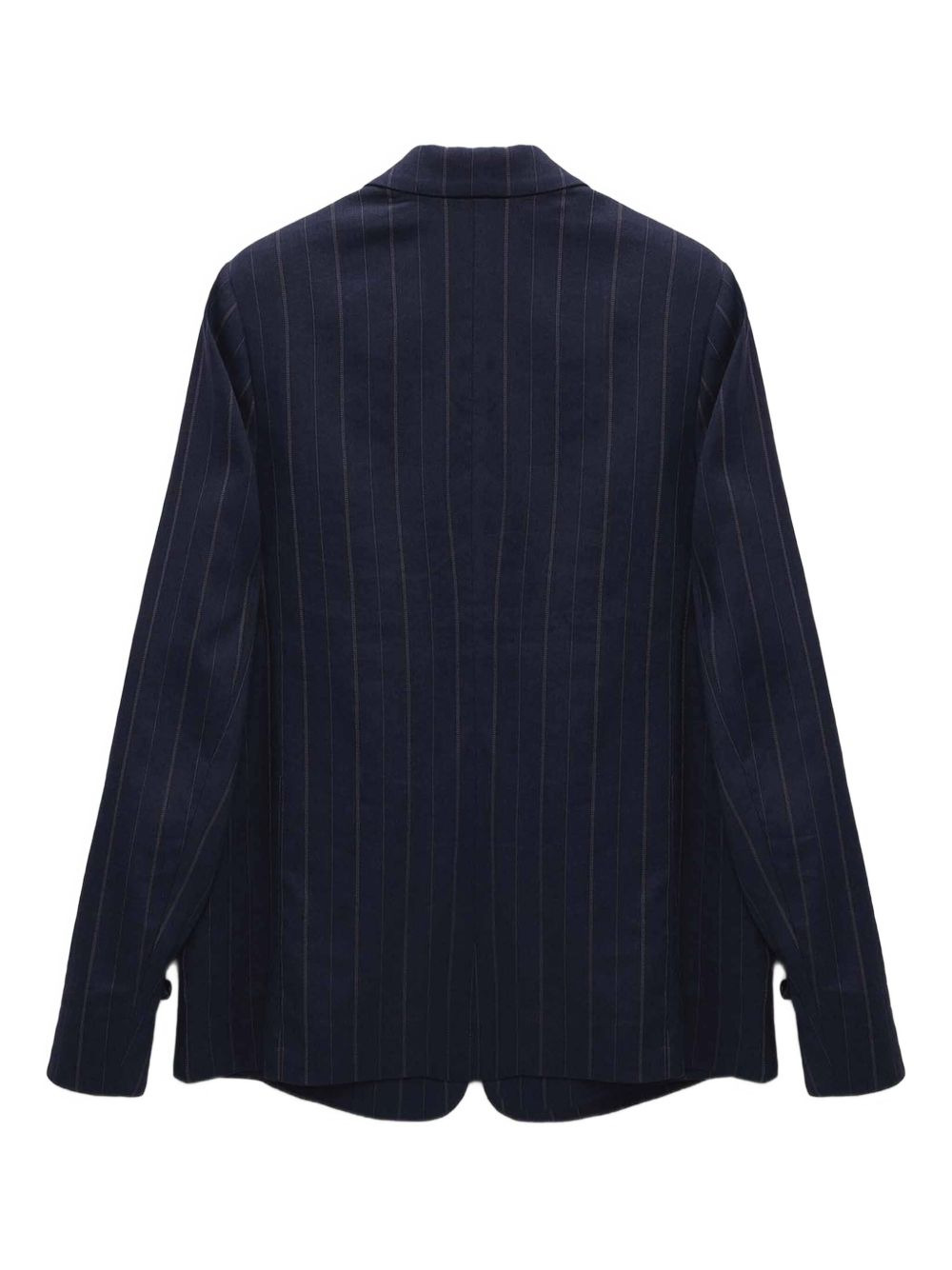 pinstripe-print tailored blazer - 4