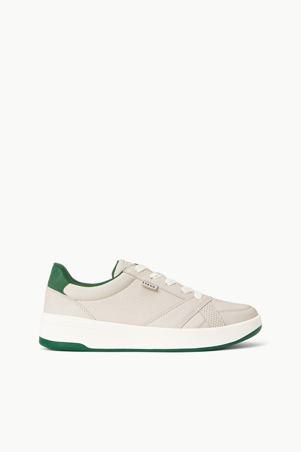 KEDS x STAUD THE COURT SNEAKER CREAM GREEN - 1