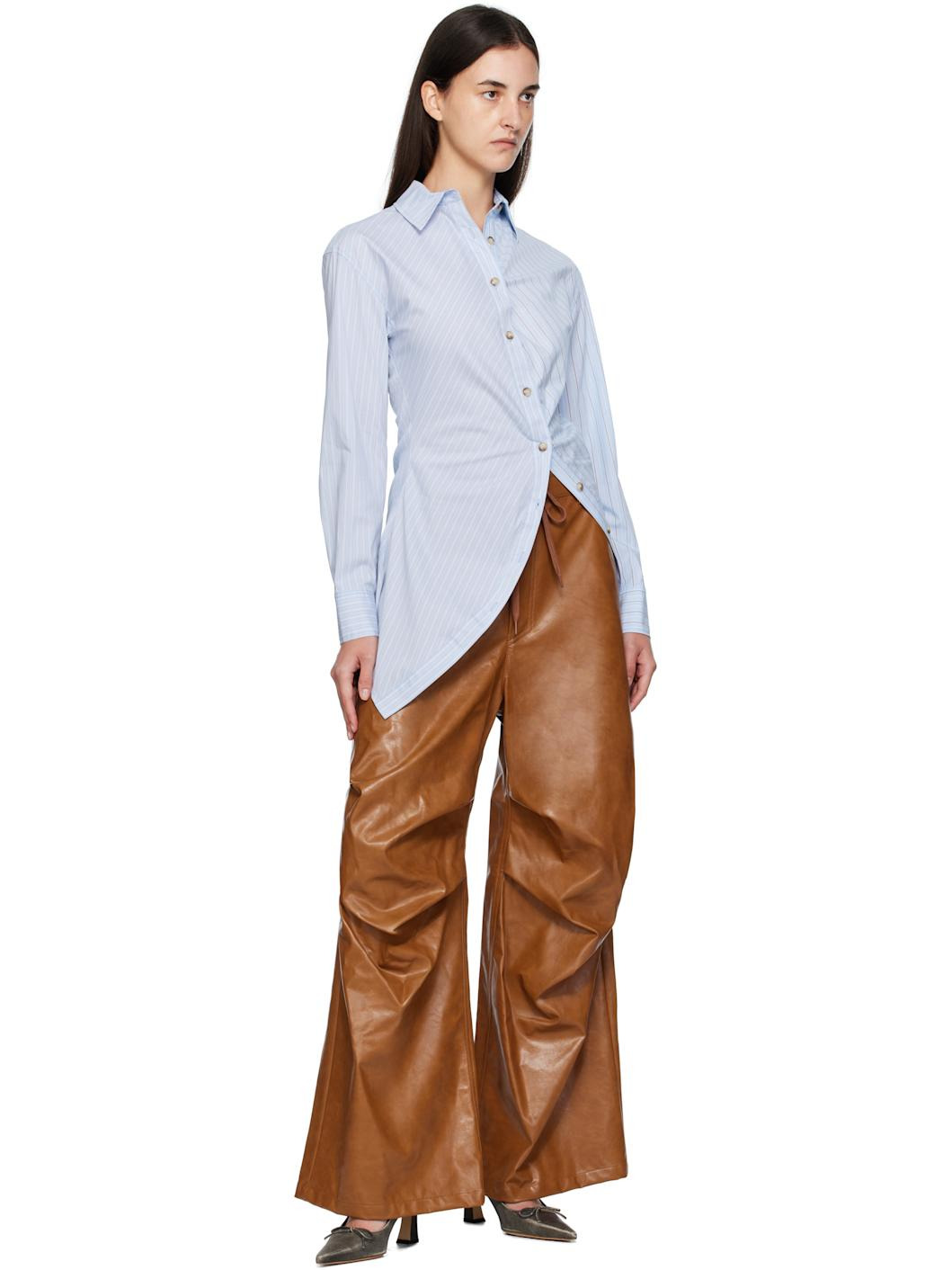 Blue Twist Check Shirt - 4
