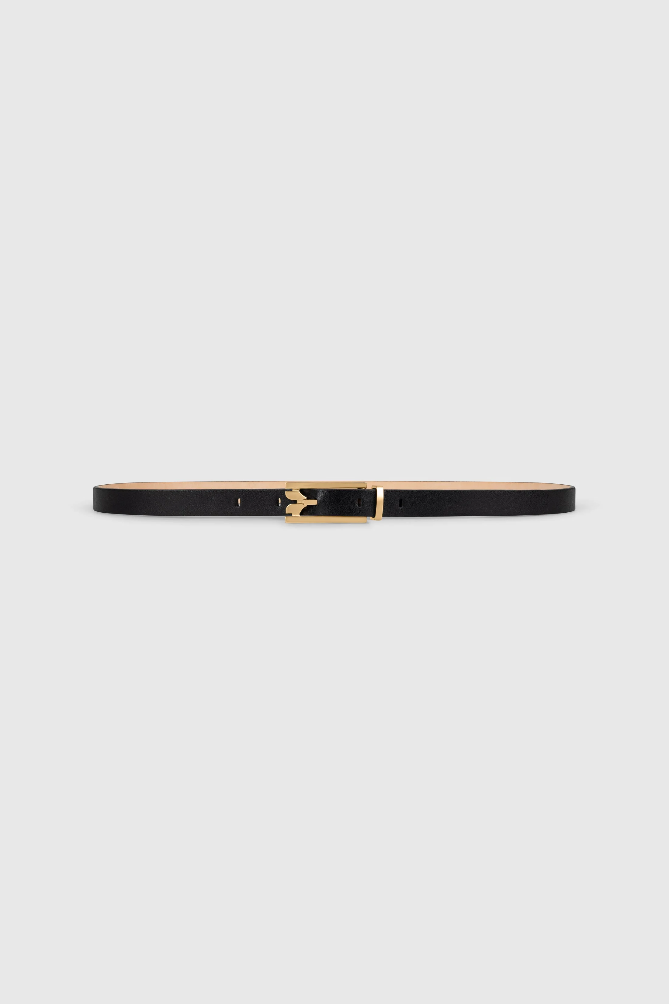 Dorian Pin-Buckle Belt 15mm Micro Shiny Calf Leather - 1