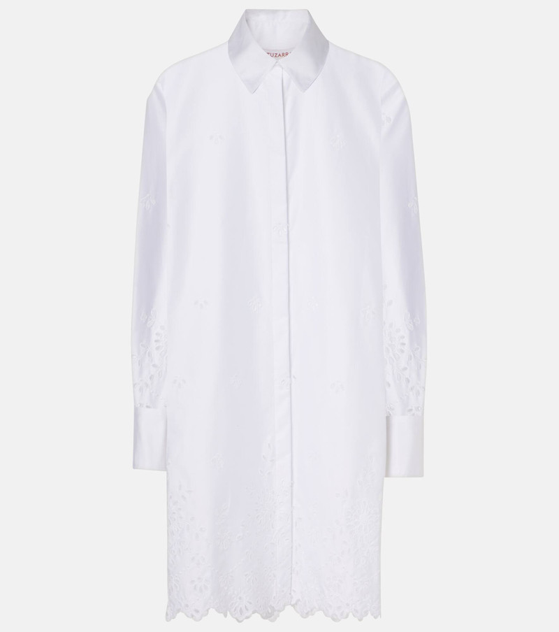 Morton cotton-blend minidress - 1