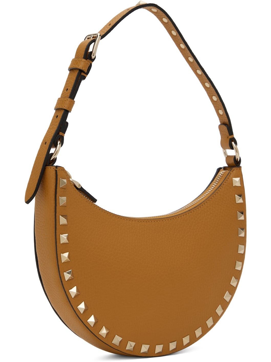Tan Mini Rockstud Bag - 2
