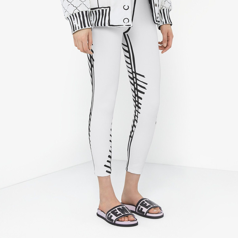 Fendi Roma Joshua Vides leather Fussbett slides 5