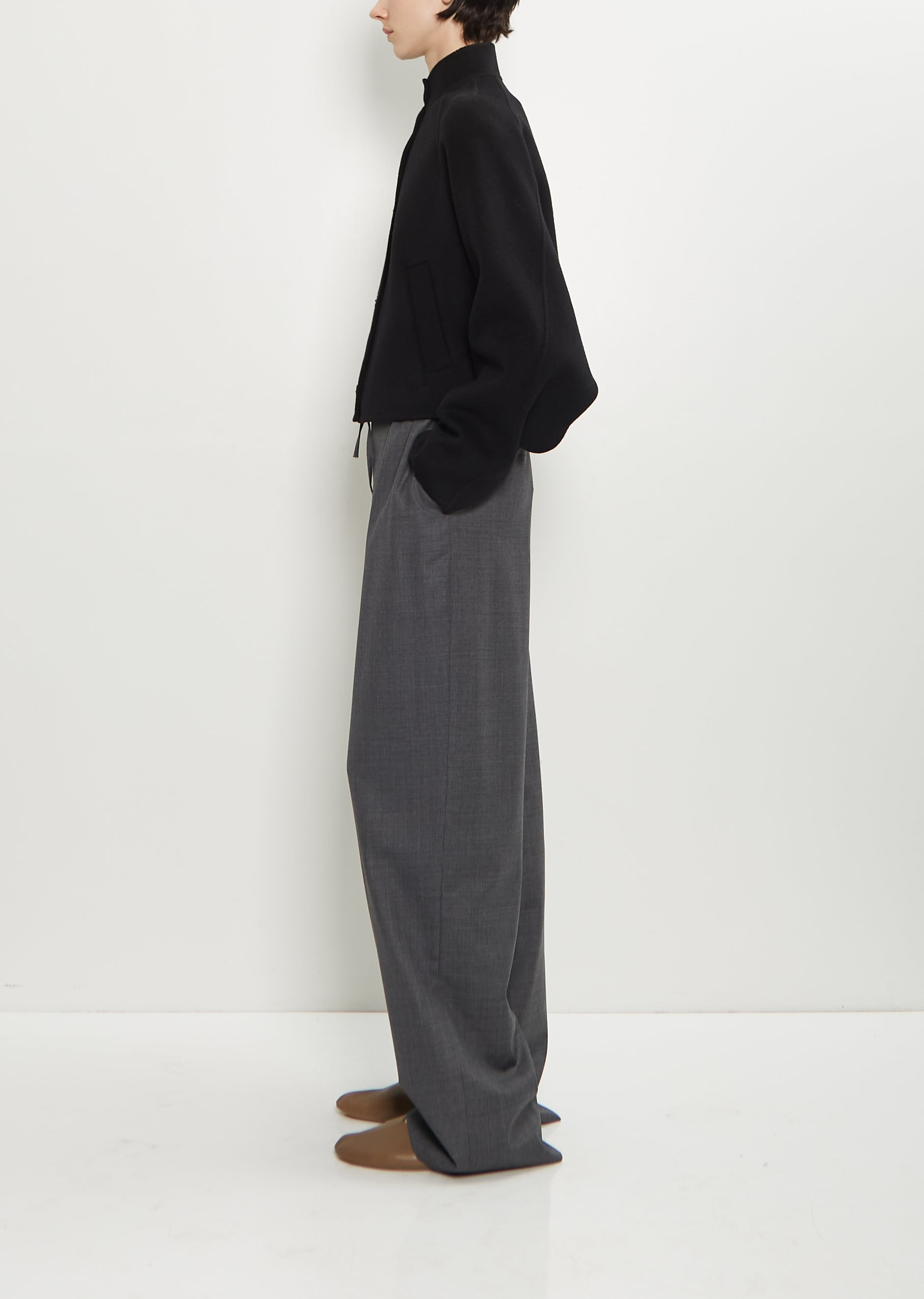 Nyma Wool Cashmere Short Jacket - 2