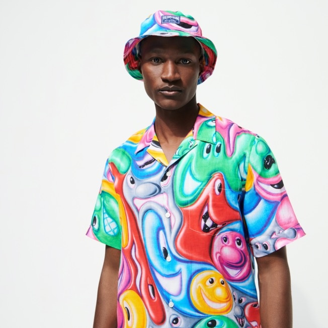 Men Bucket Hat Faces In Places - Vilebrequin x Kenny Scharf - 4