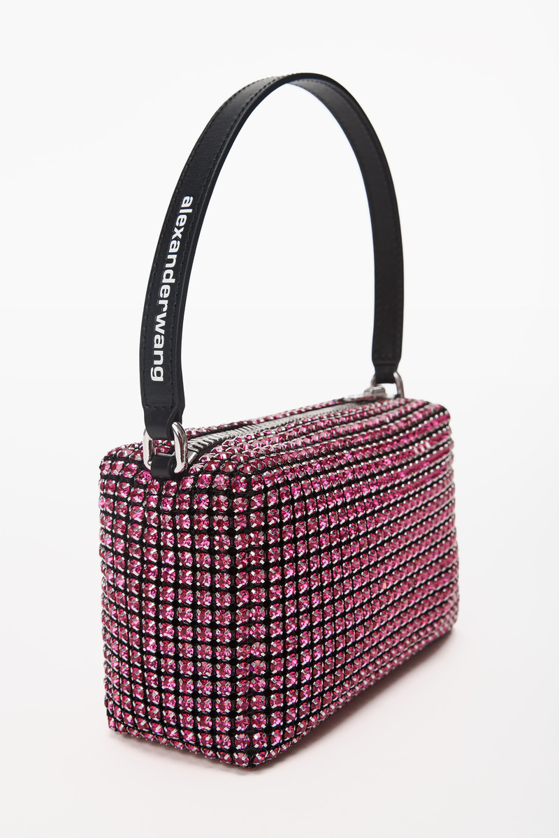 Alexander Wang HEIRESS MEDIUM POUCH IN RHINESTONE MESH outlook