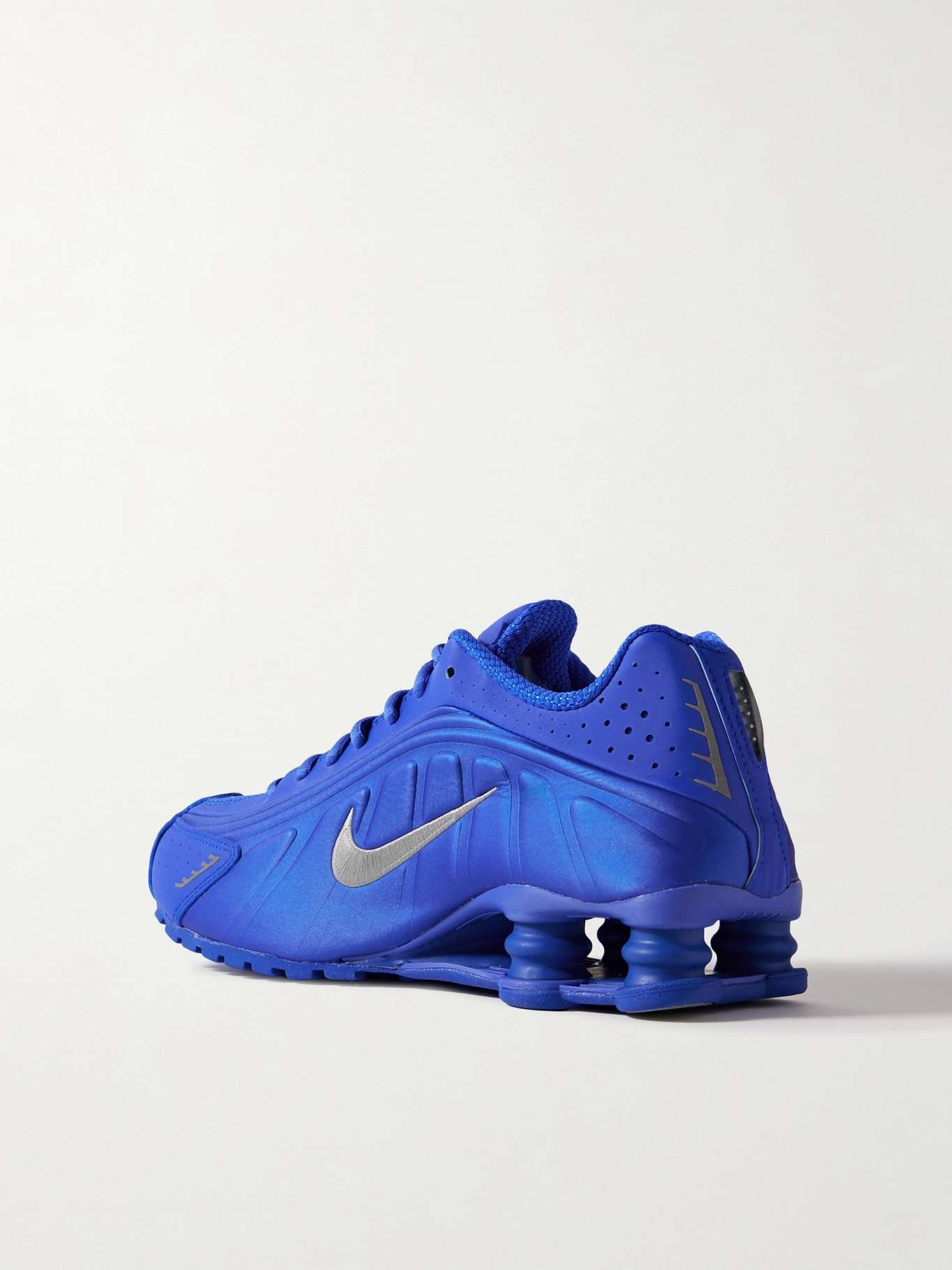 Shox R4 satin and mesh sneakers - 3