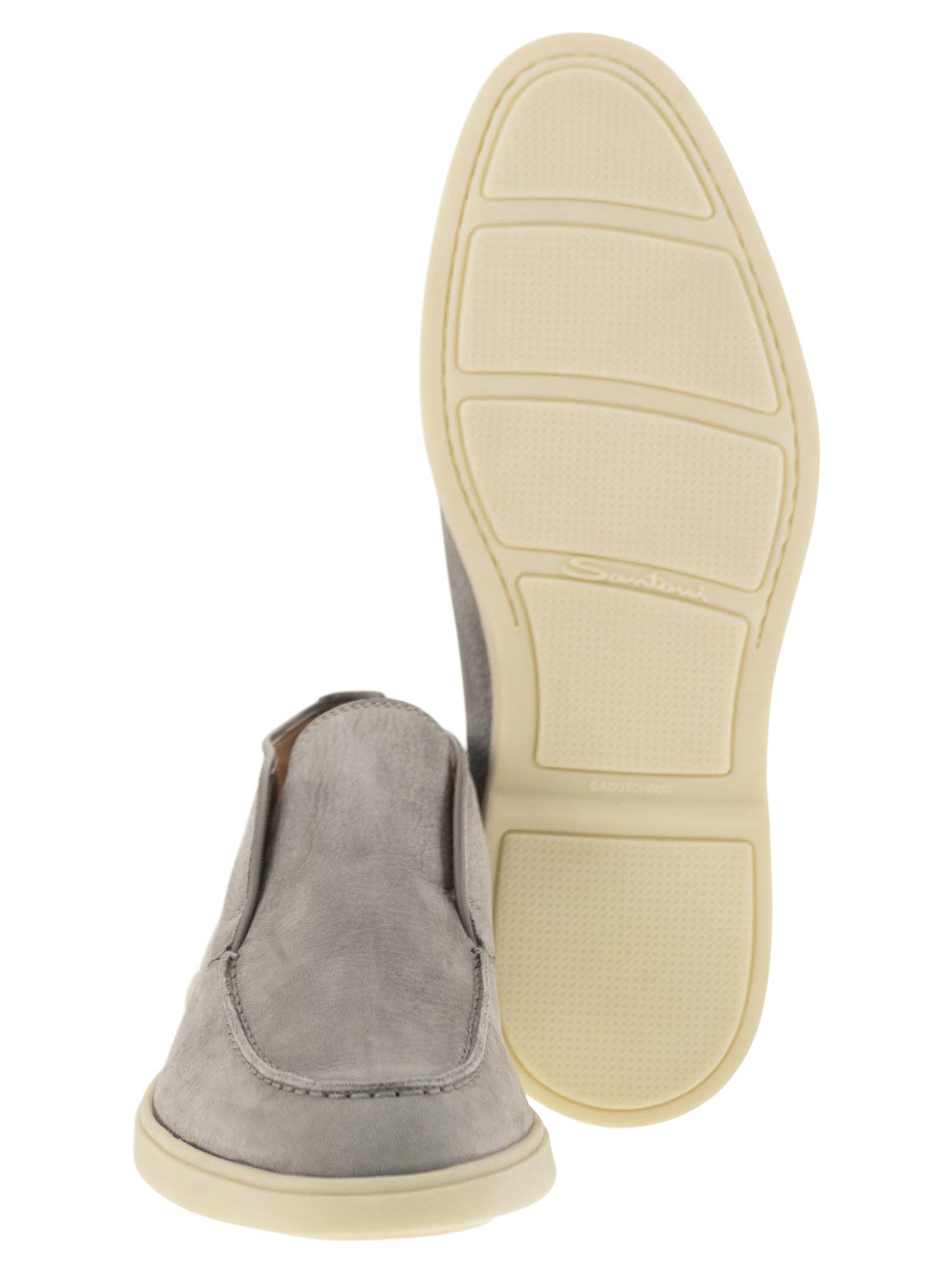 Santoni Women Desert Boot In Nubuck - 5
