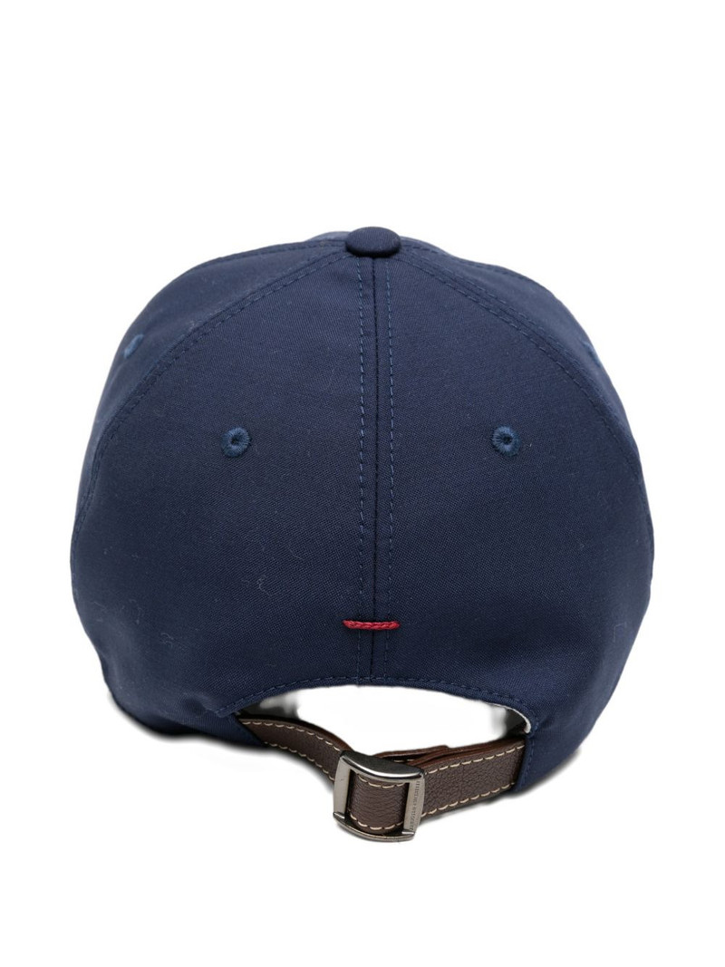 Brunello Cucinelli logo-embroidered baseball cap outlook