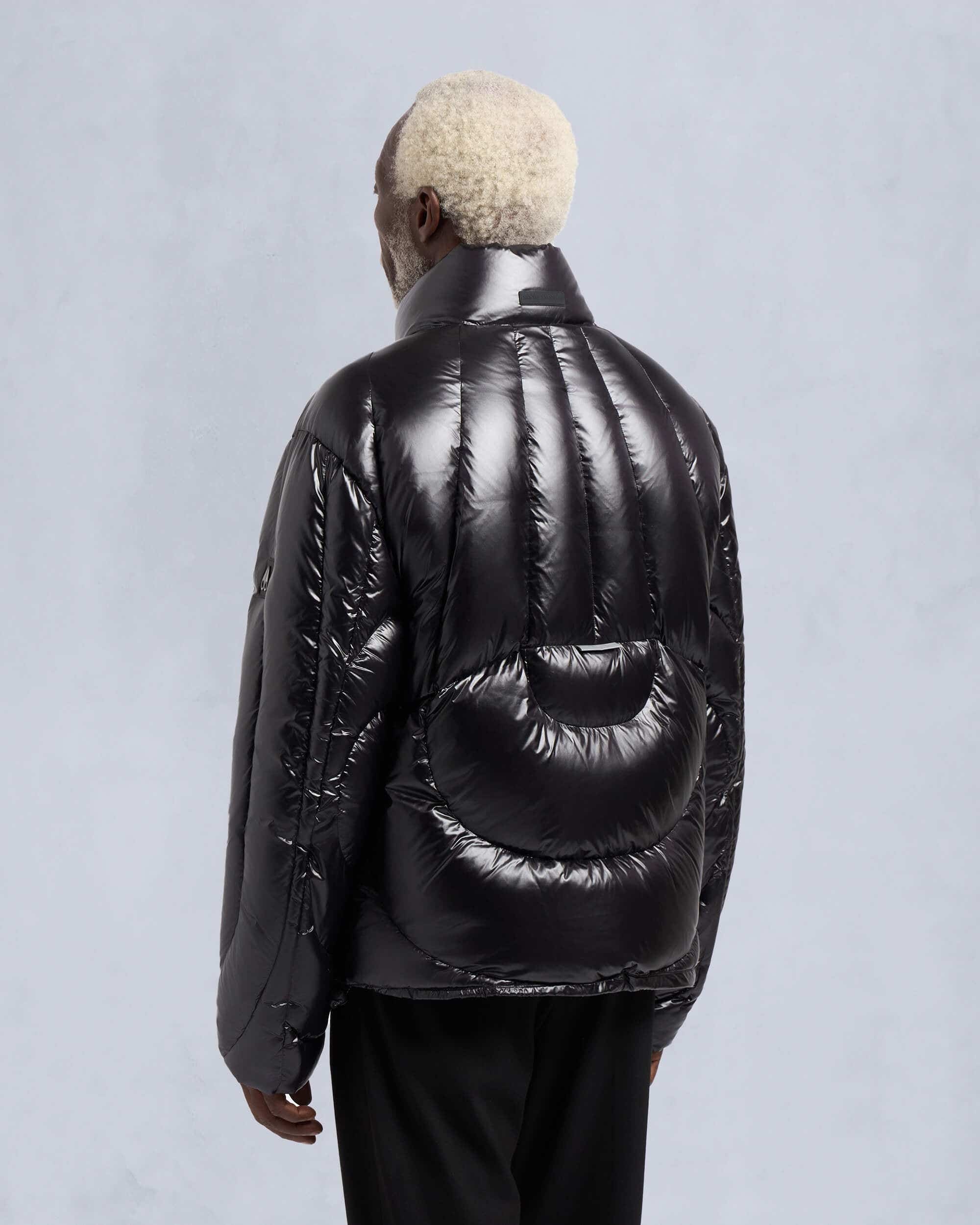 QUILTED LOGO DOWN JACKET - 4