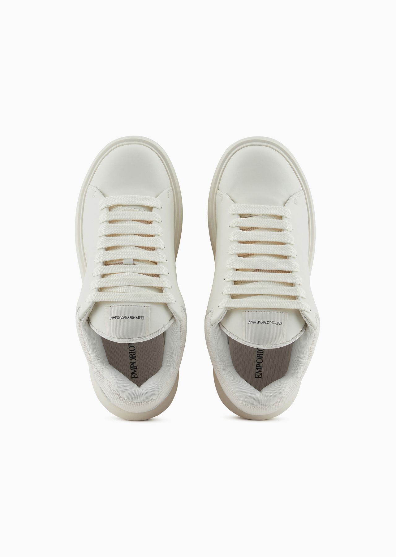 Chunky leather sneakers - 3
