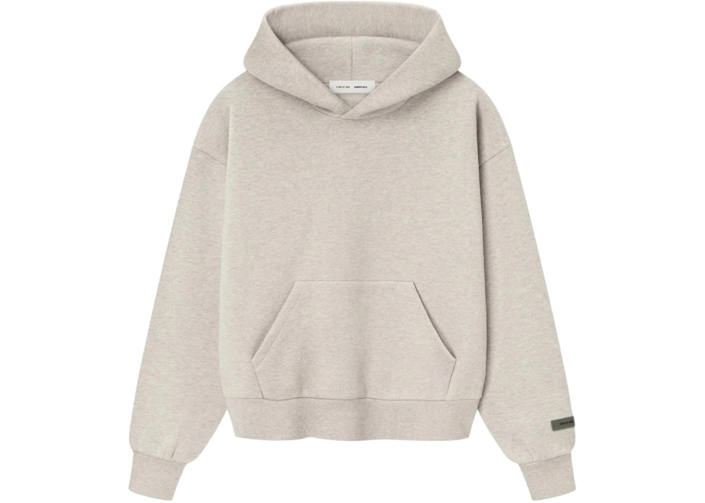 ESSENTIALS Fear of God Essentials Womens Classic Fleece Hoodie Heather ...