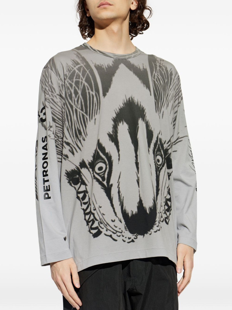 x Mercedes wolf-print T-shirt 3