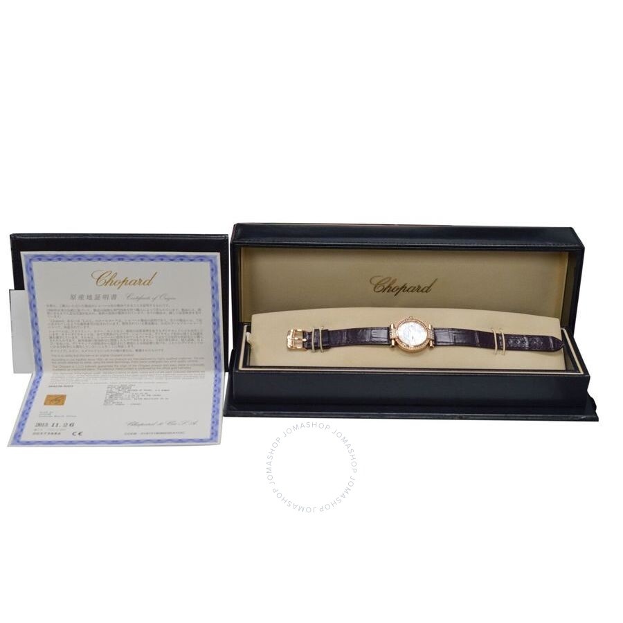Pre-owned Chopard Imperiale Mother of Pearl Dial Ladies Watch 384238-5003 - 5