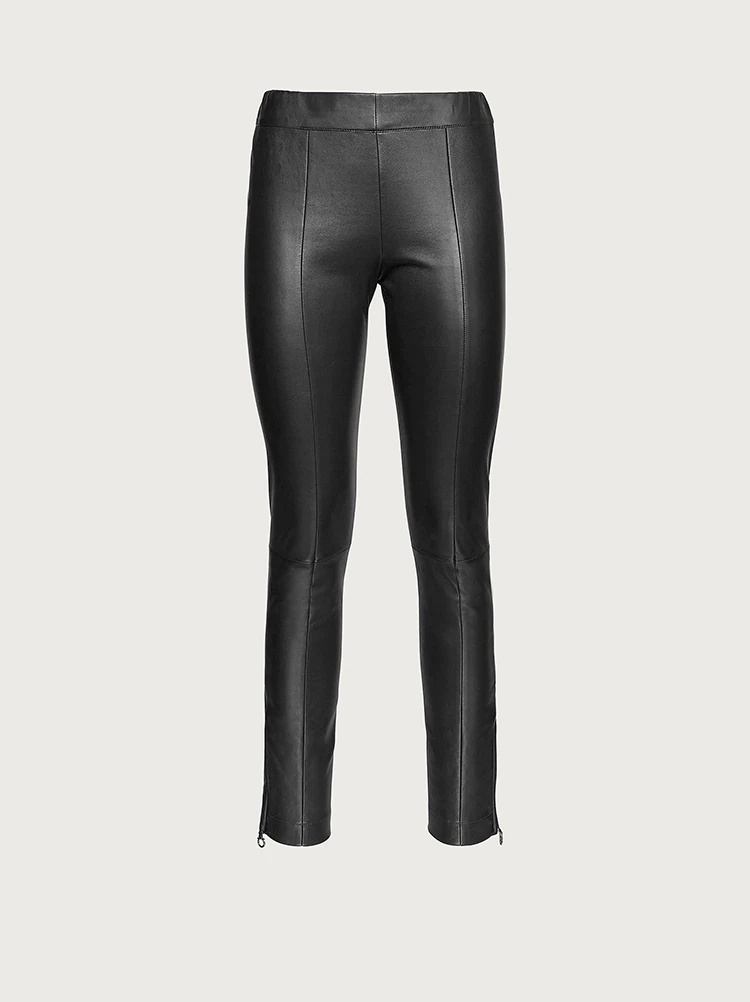 SKINNY NAPPA TROUSERS - 1