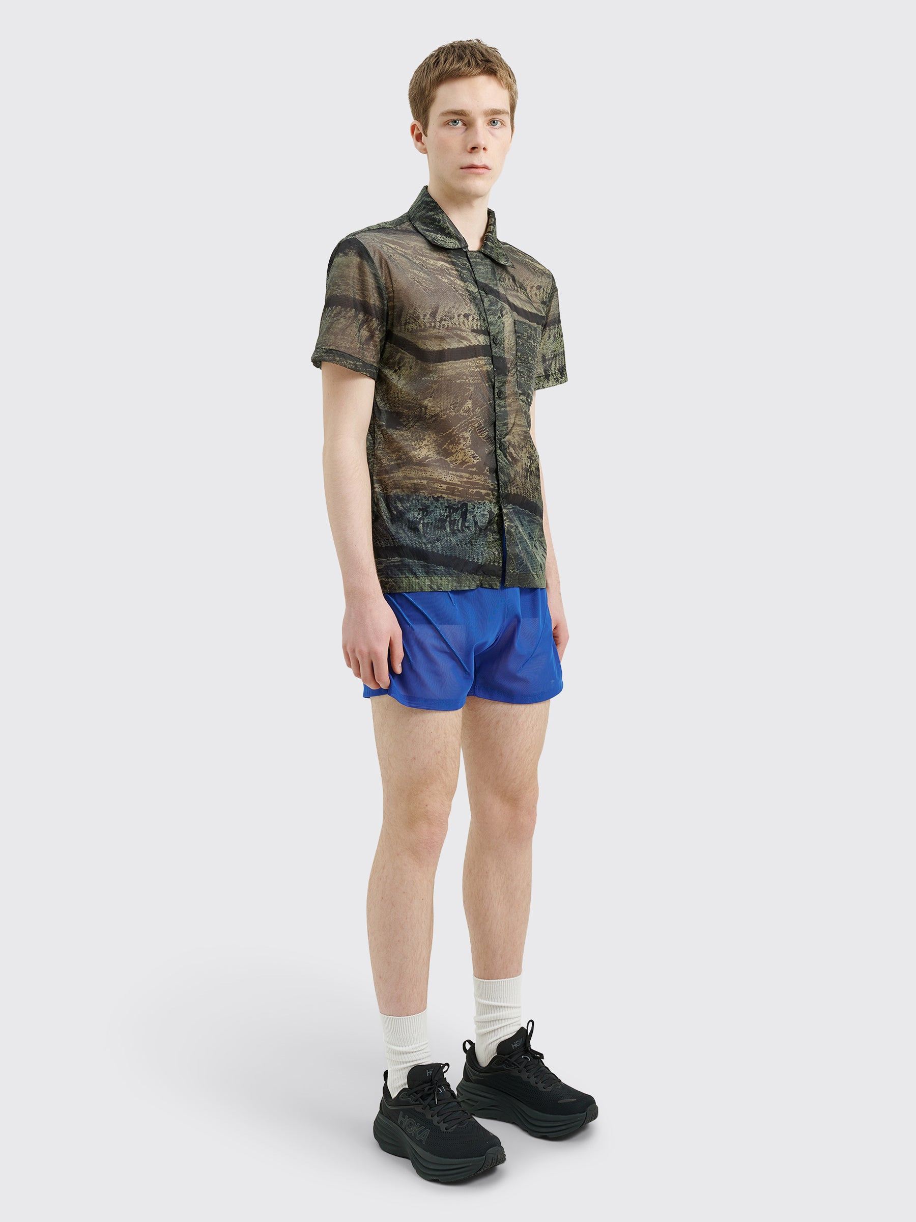 OLLY SHINDER VEINS SPORTS SHORTS BLUE - 2