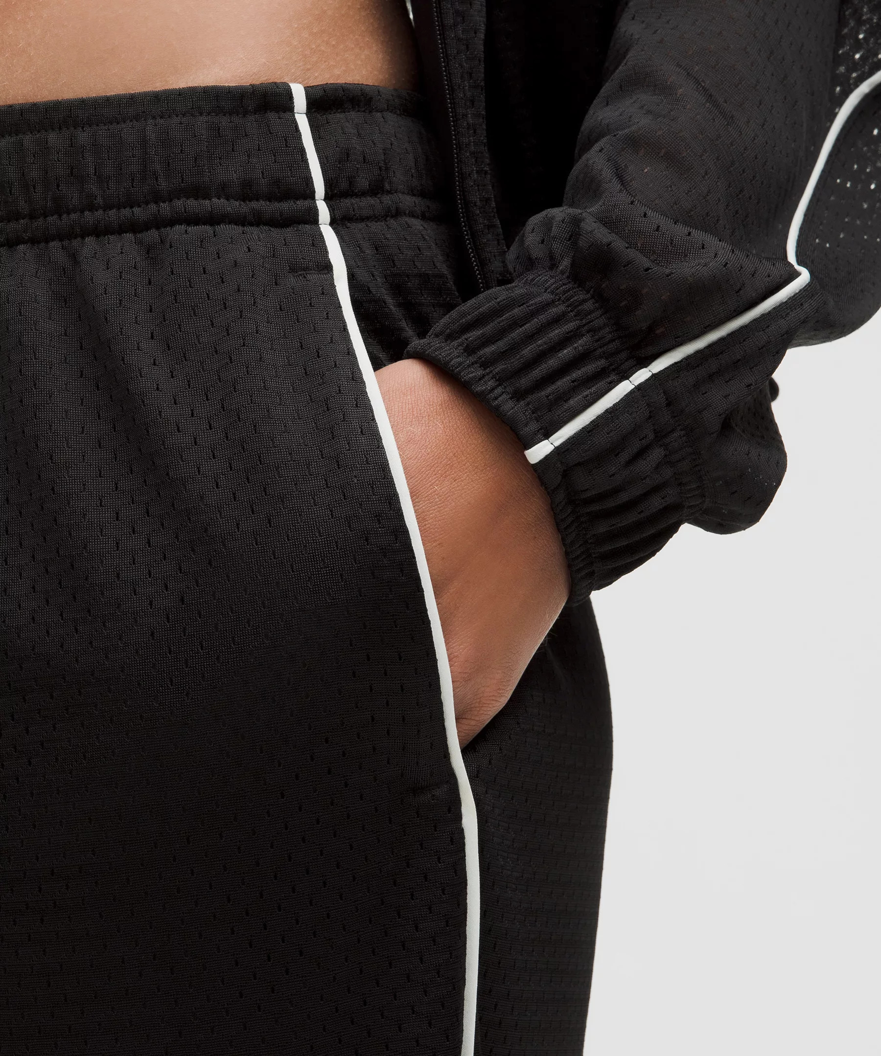 Mesh High-Rise Wide-Leg Training Pant - 4