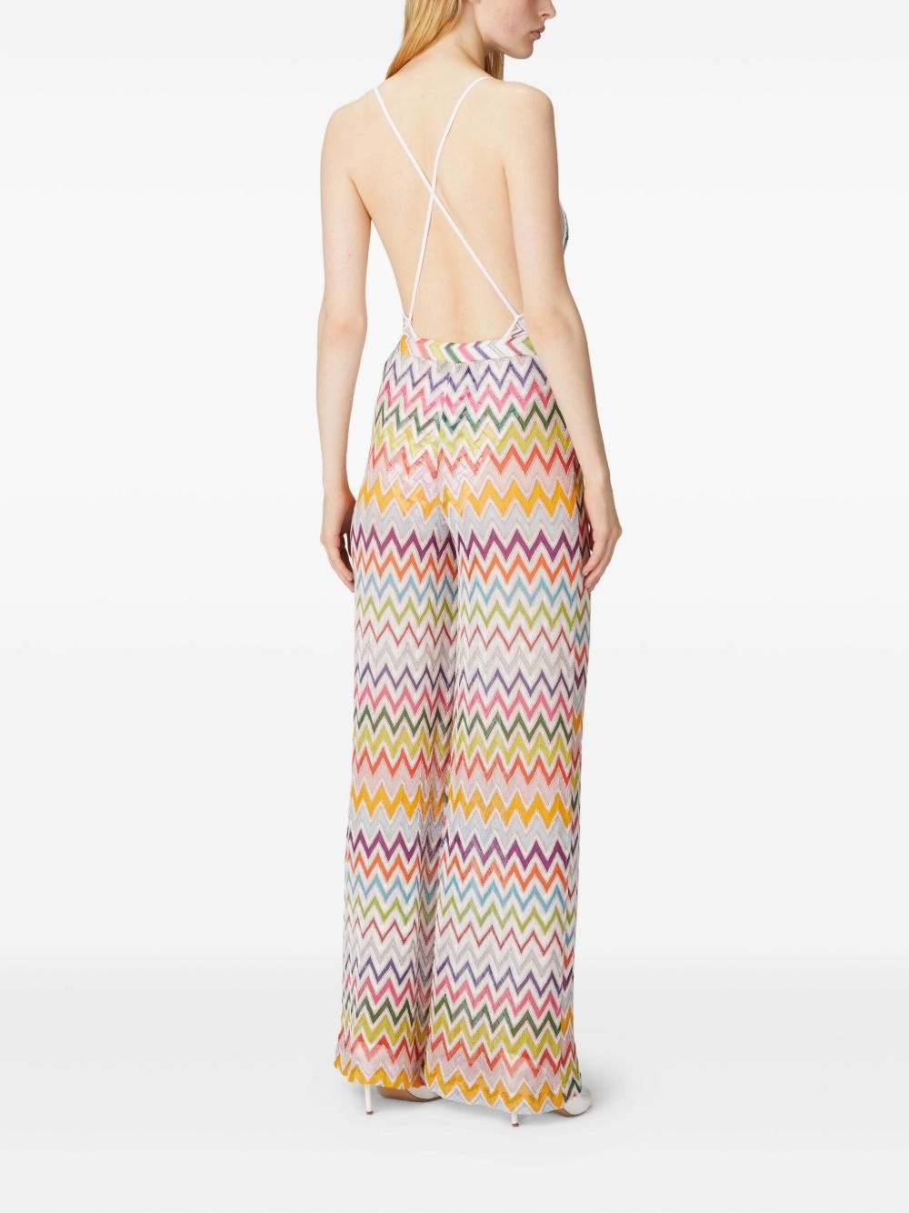 Zigzag-pattern trousers - 3