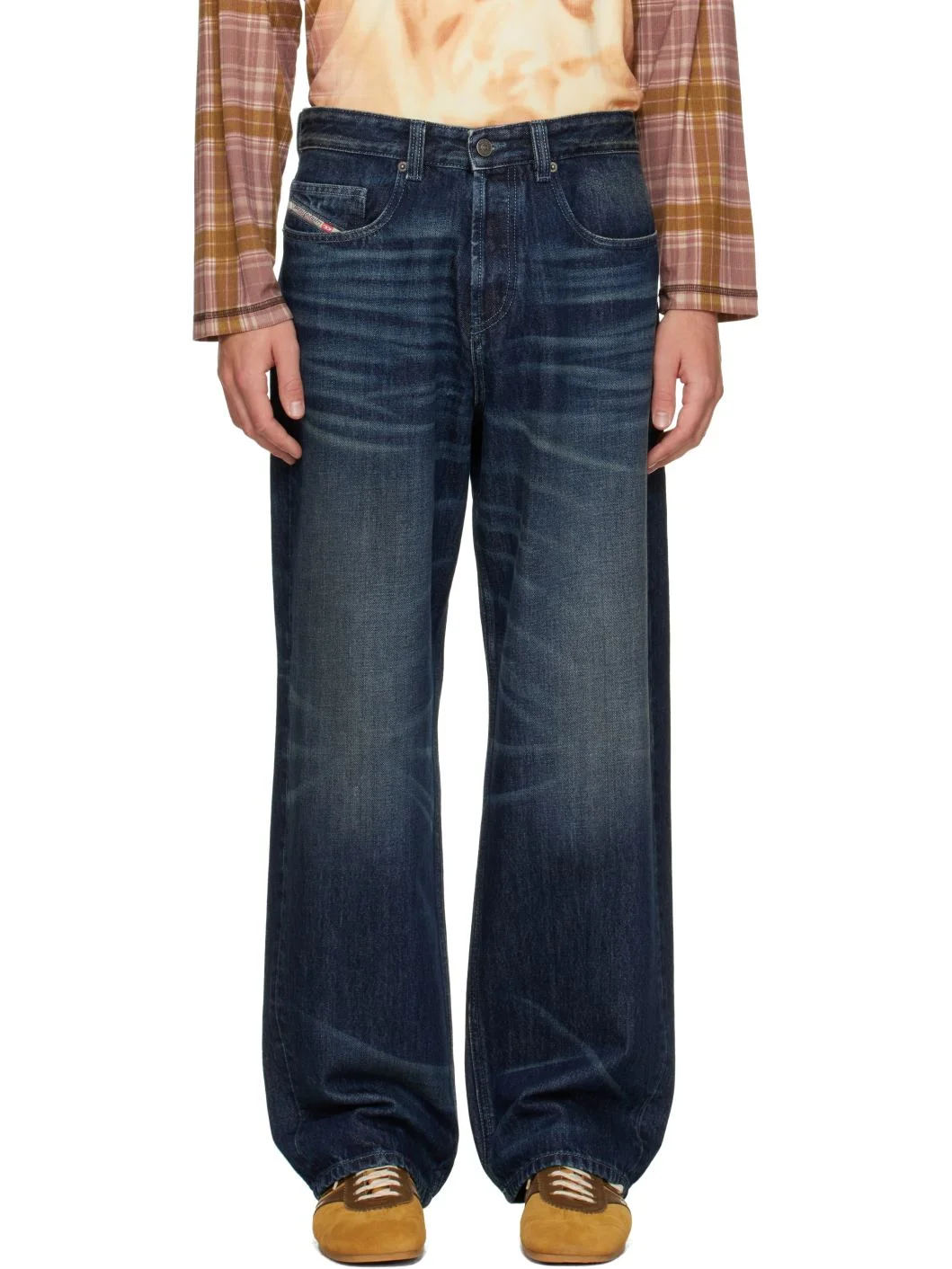Navy 2001 D-Macro-Fsj Jeans - 1