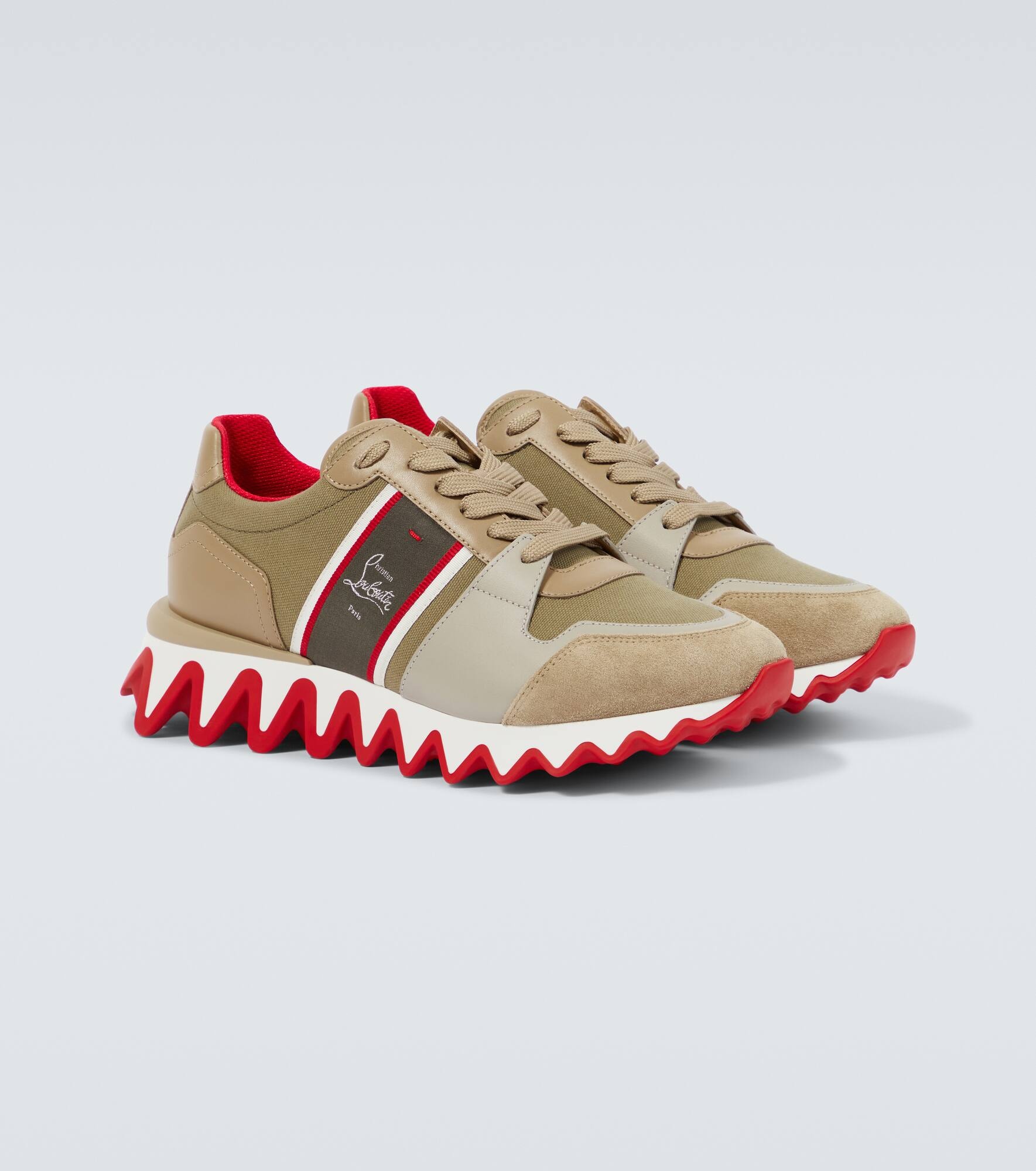 Nastroshark leather sneakers - 5
