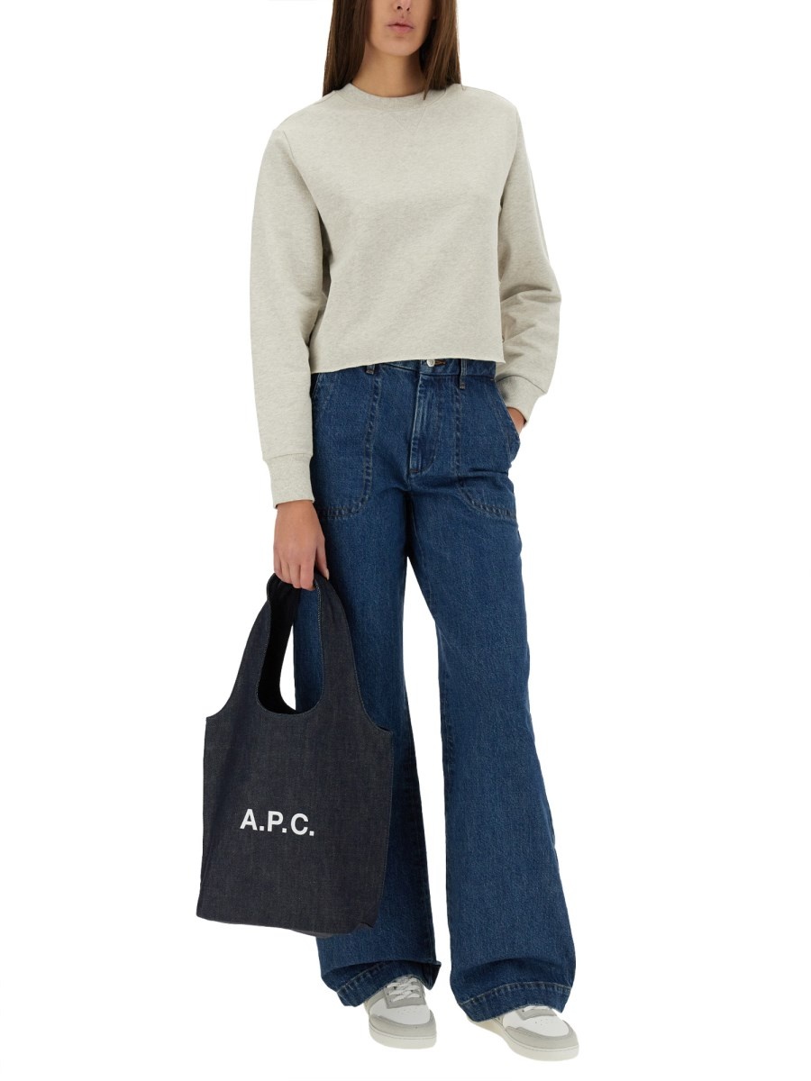 COTTON SWEATSHIRT WITH LOGO - 2