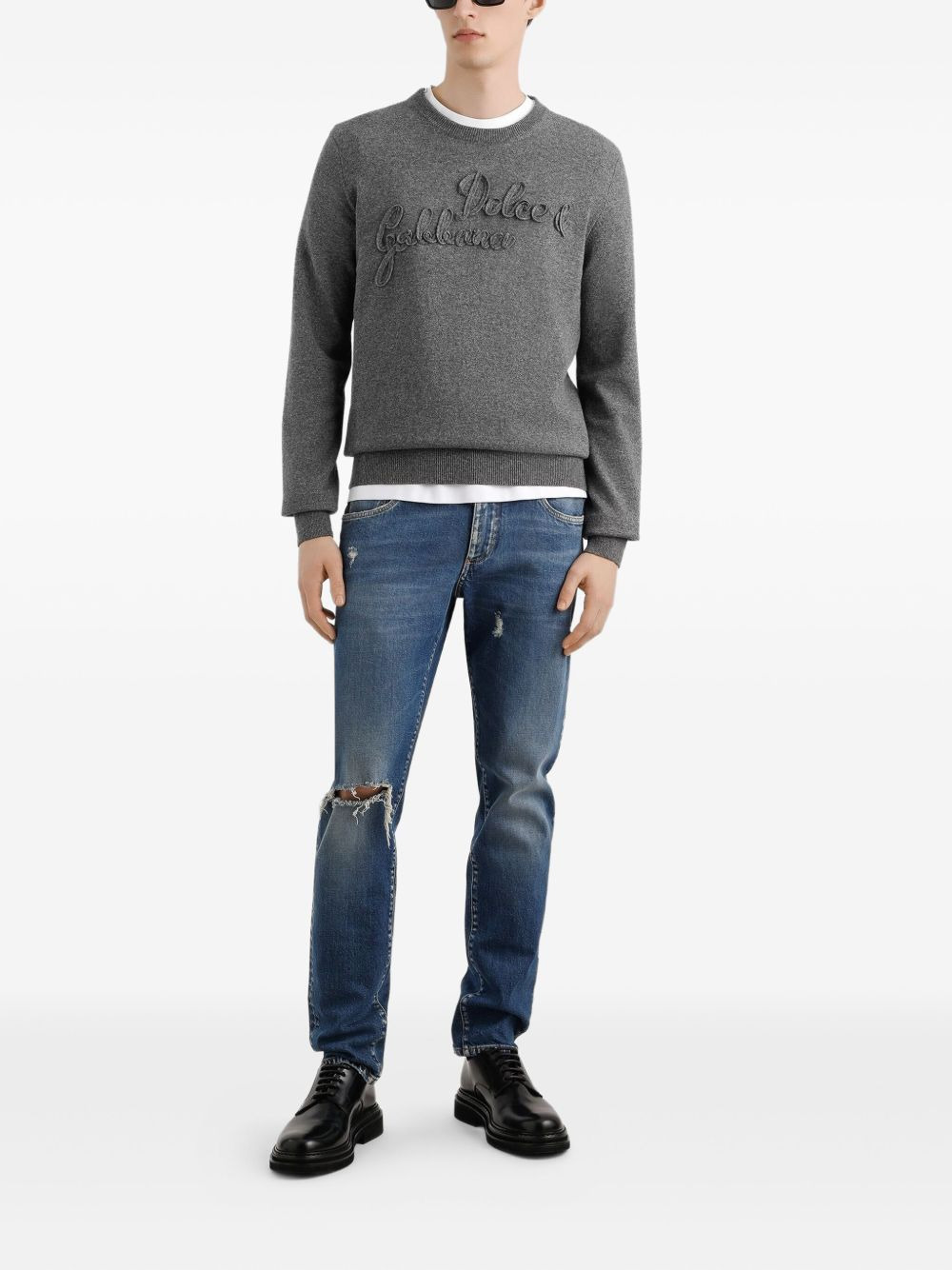 logo-detail sweater - 2