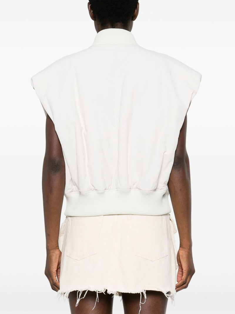 sleeveless padded bomber jacket 4