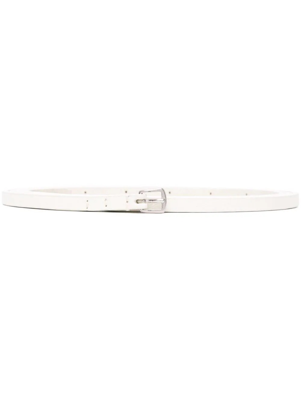 thin-strap leather belt - 1