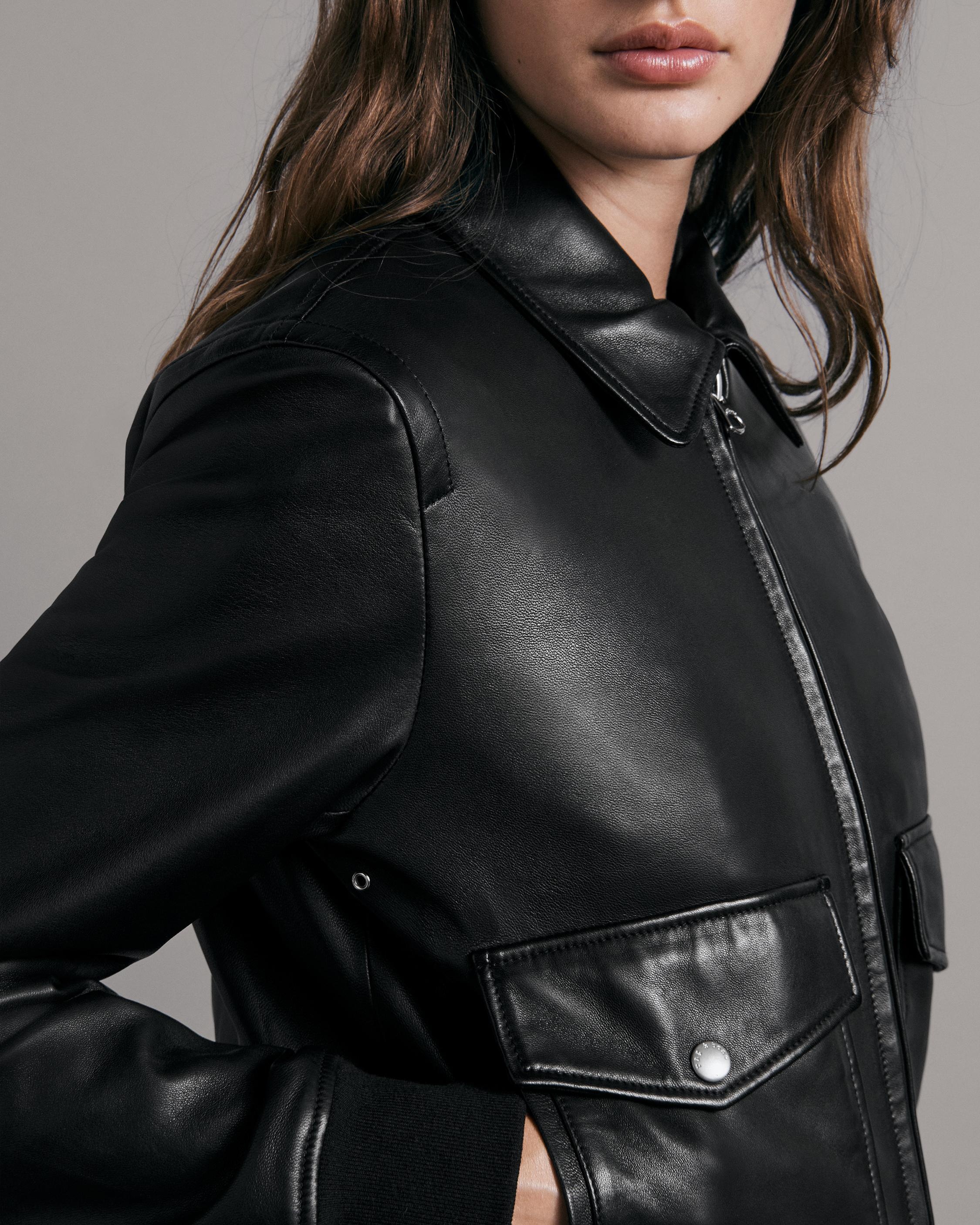 Andrea Leather Jacket
Classic Fit Jacket - 6