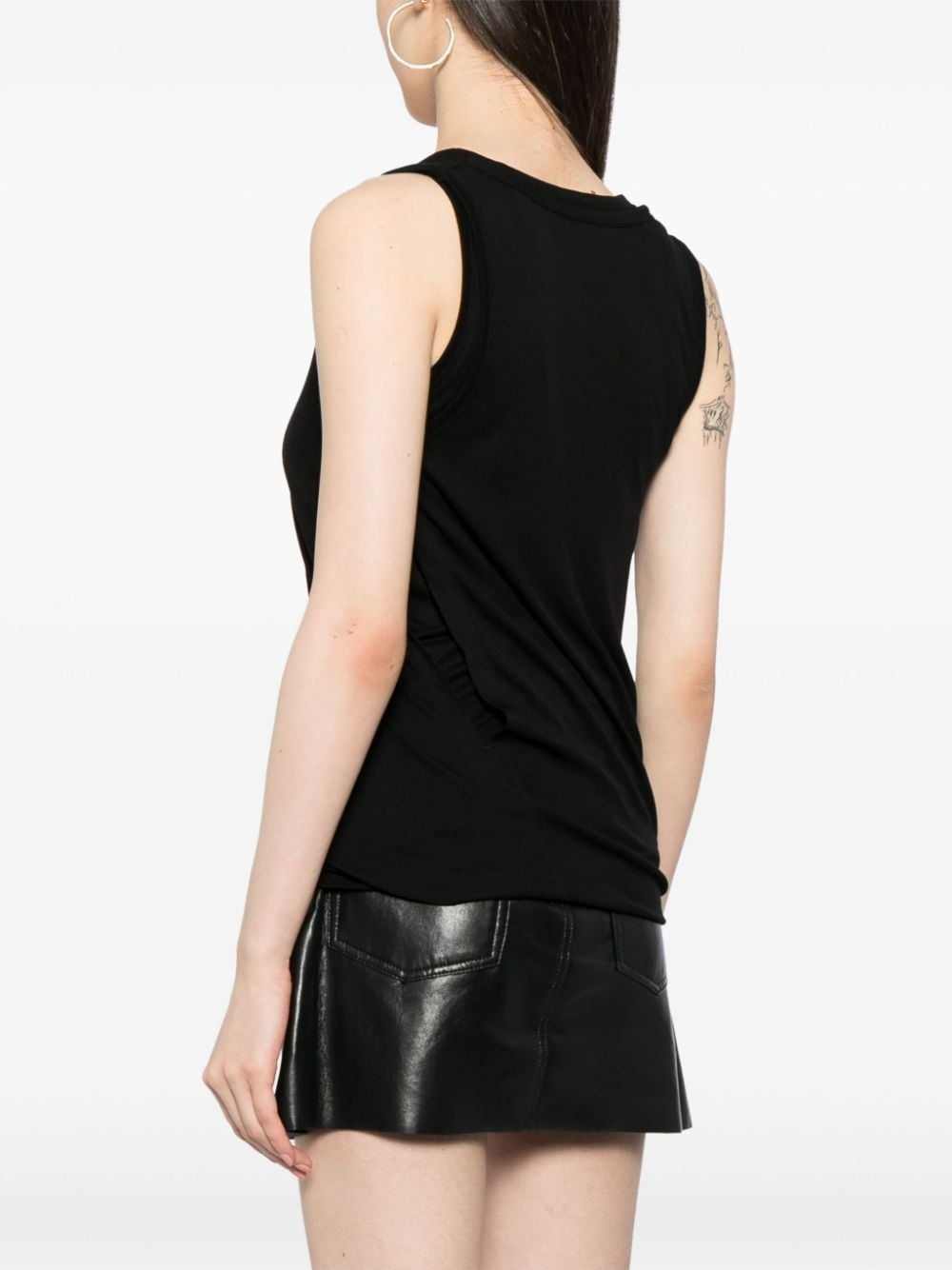 scoop-neck tank top - 4