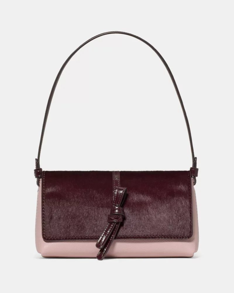 Loop Haircalf Small Flap Shoulder Bag - 1