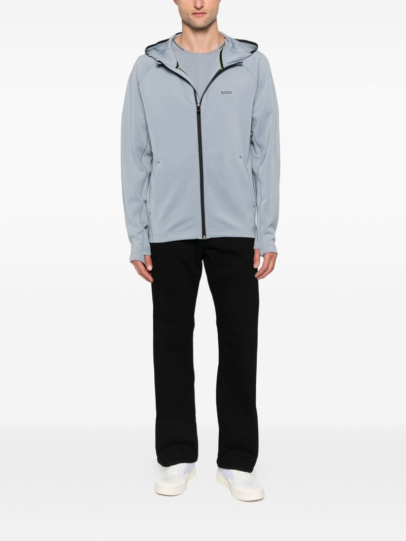 BOSS zip-front hoodie outlook