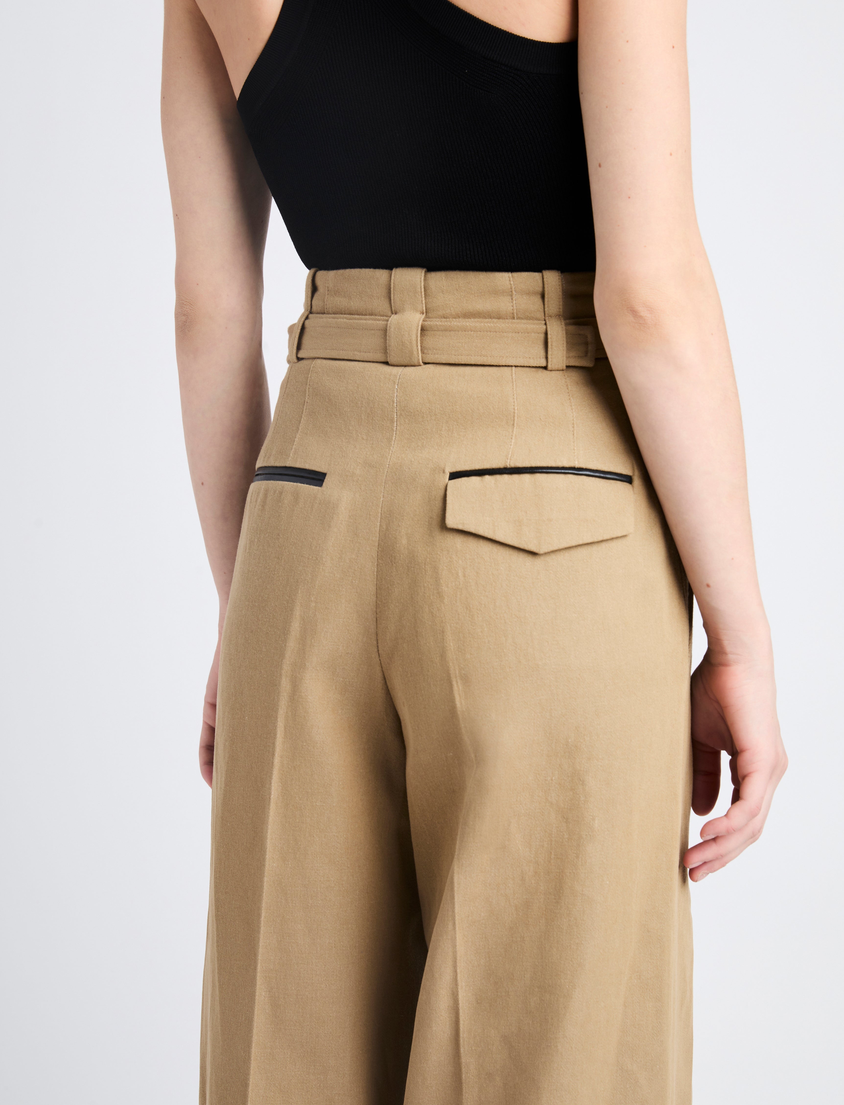 Dana Pant in Cotton Viscose - 5