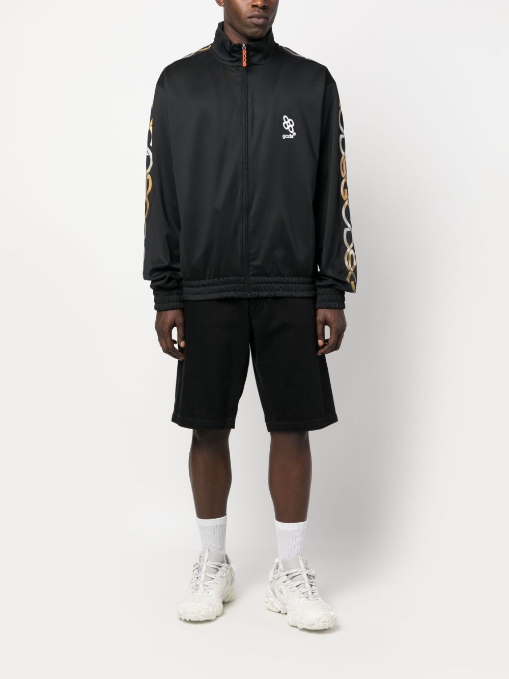 reflective logo-print sweatshirt - 2