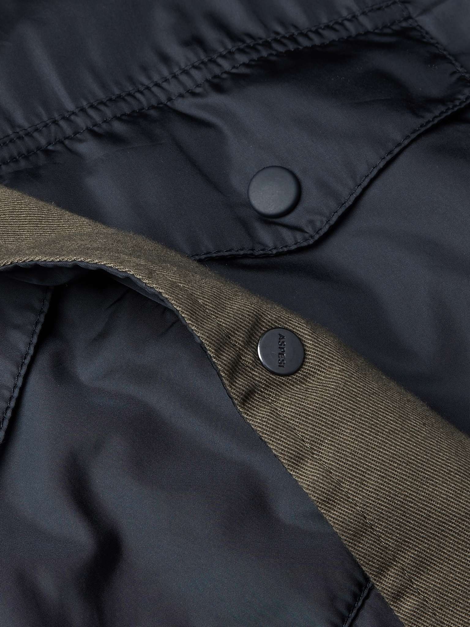 Reversible Nylon and Twill Overshirt - 3