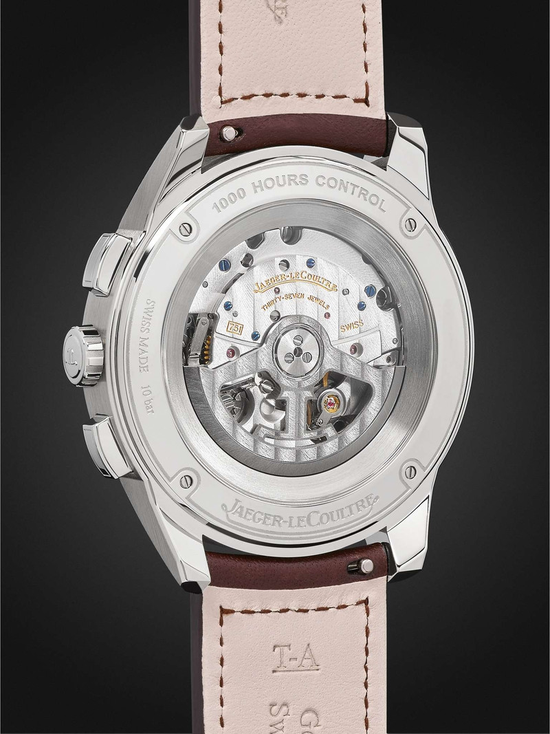 Polaris Automatic Chronograph 42mm Stainless Steel and Leather Watch, Ref. No. 9028480 5