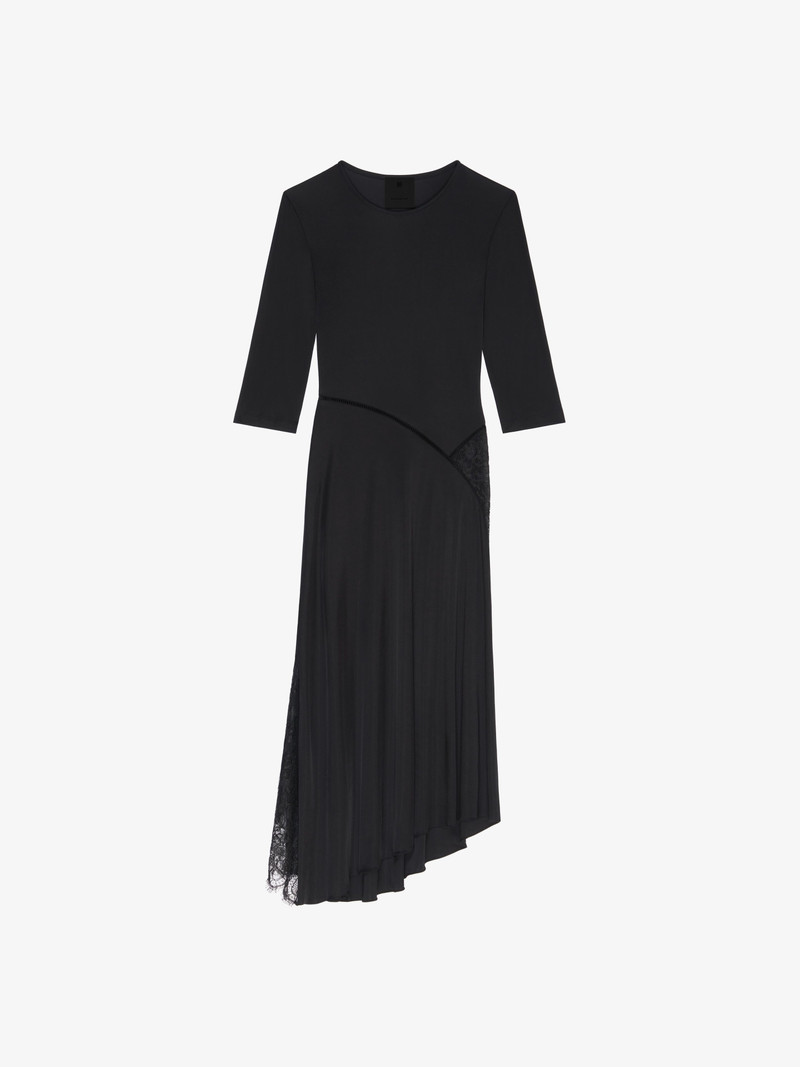 DRESS IN JERSEY AND LACE 1