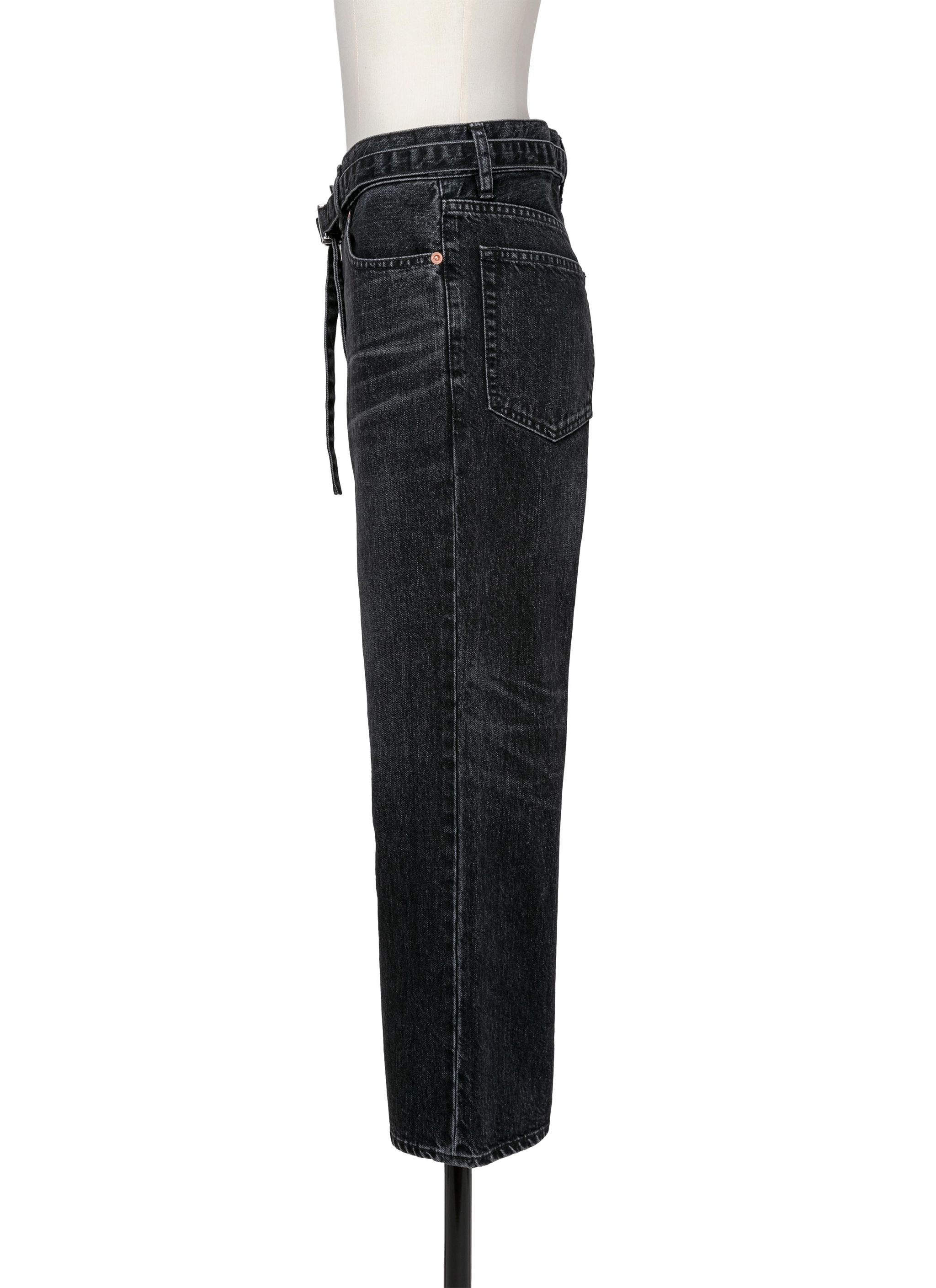 Boot Cut Denim Pants - 2