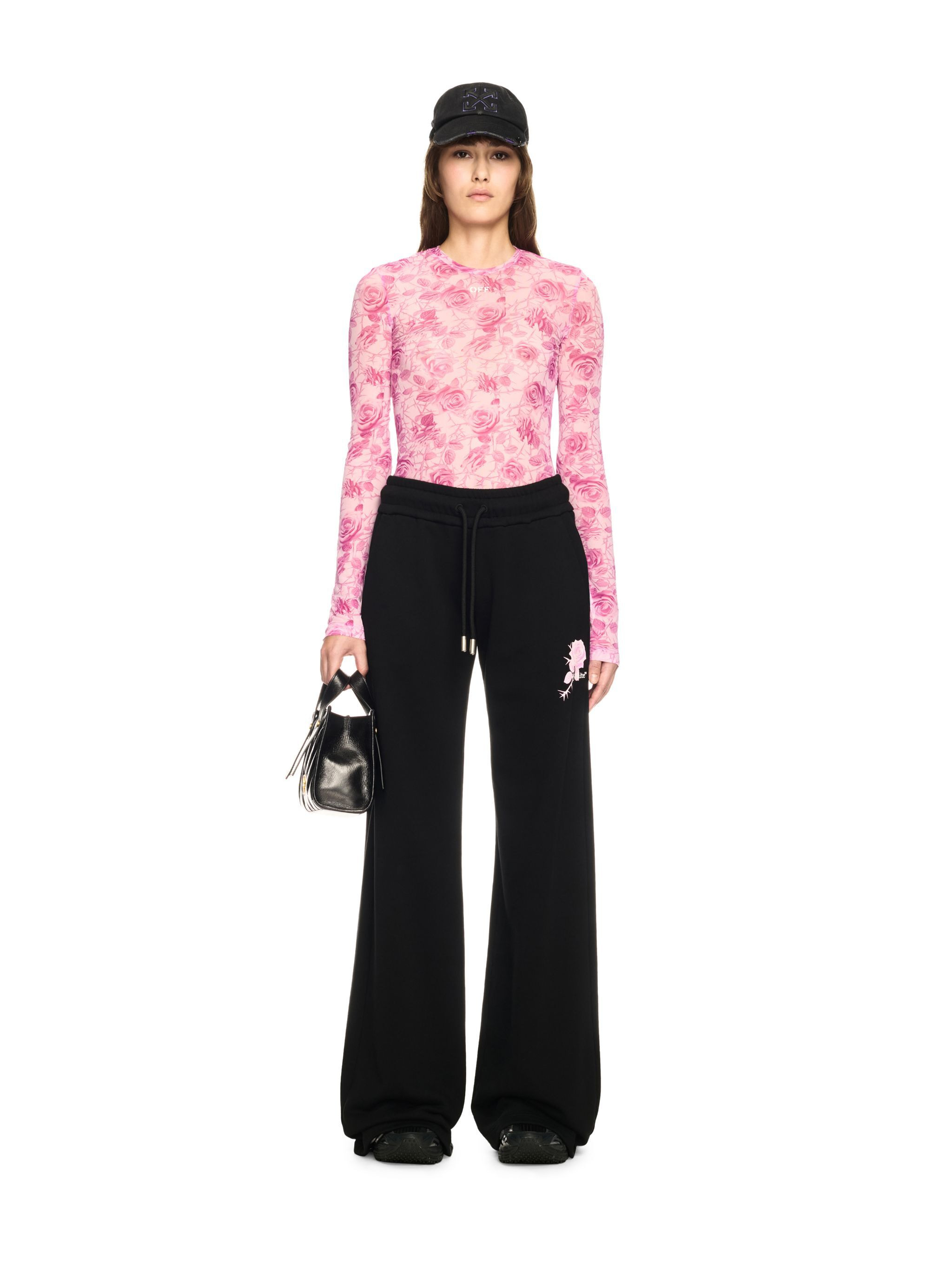 Pink Stamp Roses Top - 2