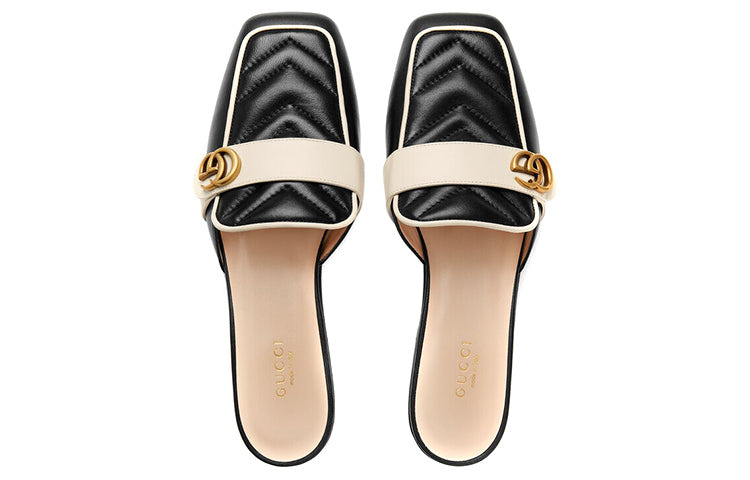 (WMNS) Gucci Double G Slide Sandal 'Black' 670398-BKOE0-1196 - 3