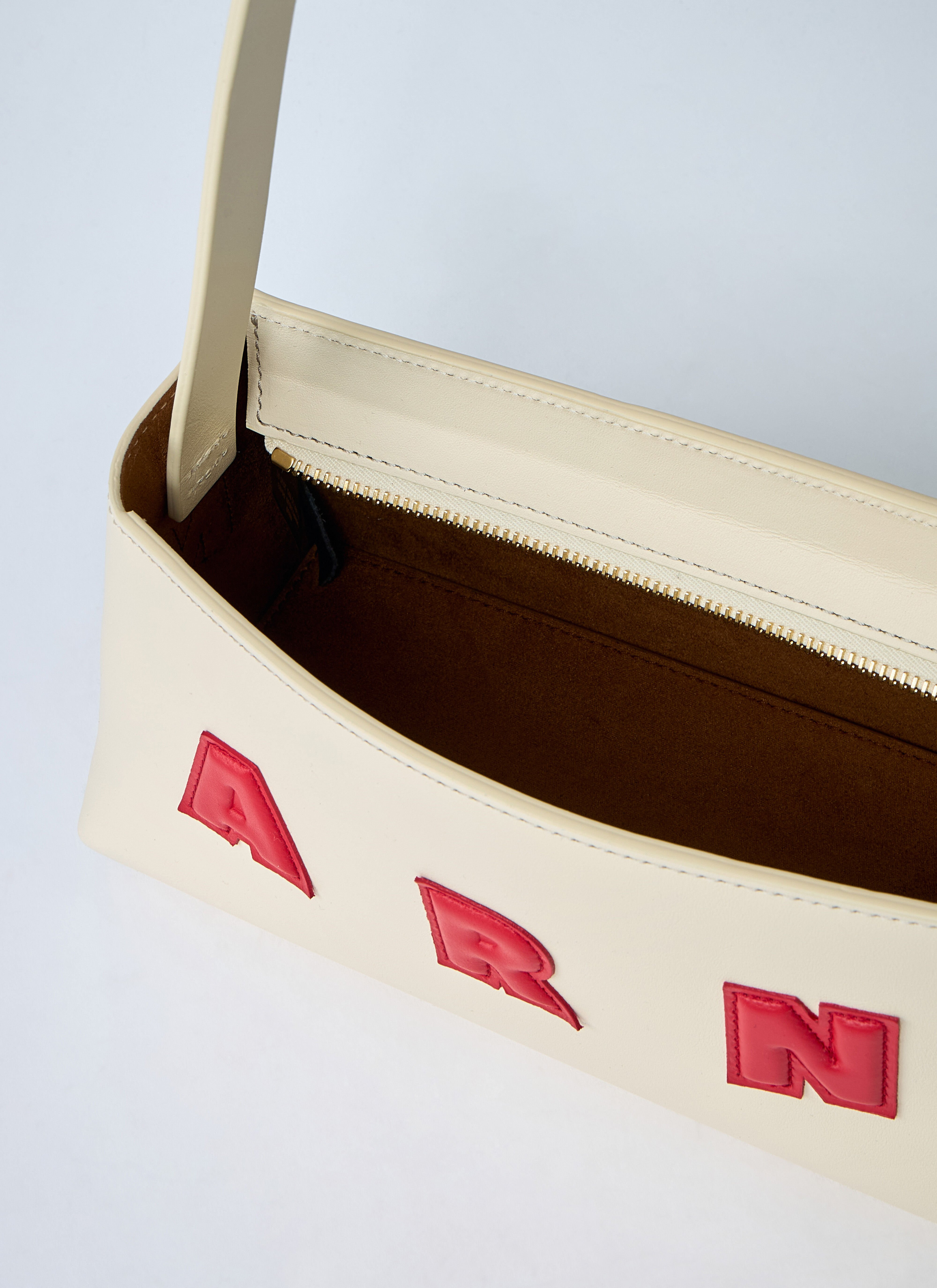 Leather Baguette Musuem Shoulder Bag - 6