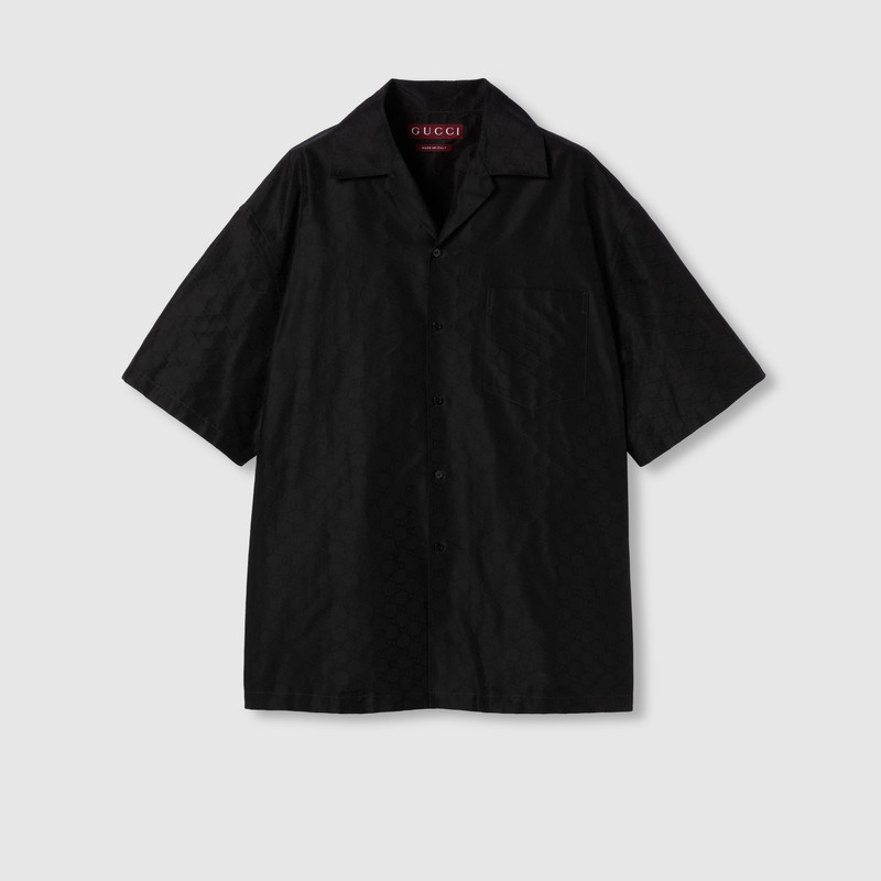 Cotton-silk GG faille shirt - 1