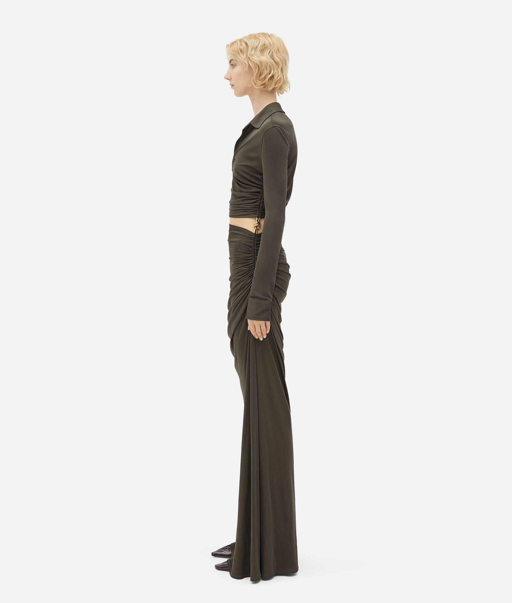 Knot Light Jersey Long Dress - 2