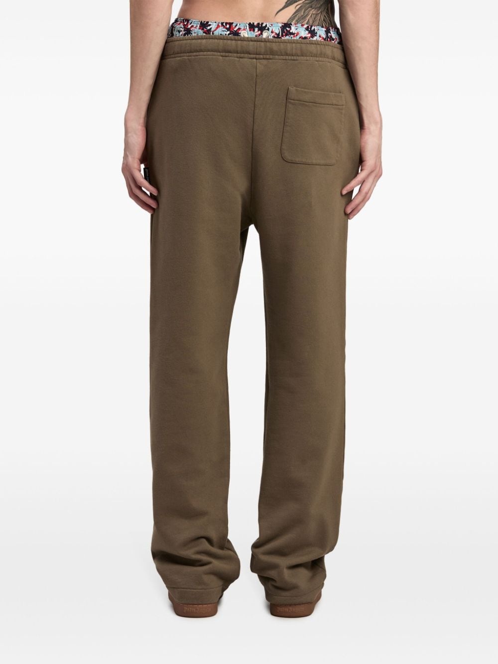 logo-embroidered track pants - 5